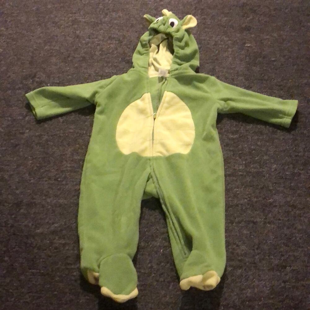 Carter’s Brand Size 6 Month Halloween Dinosaur/Little Monster One piece Costume - Picture 1 of 8
